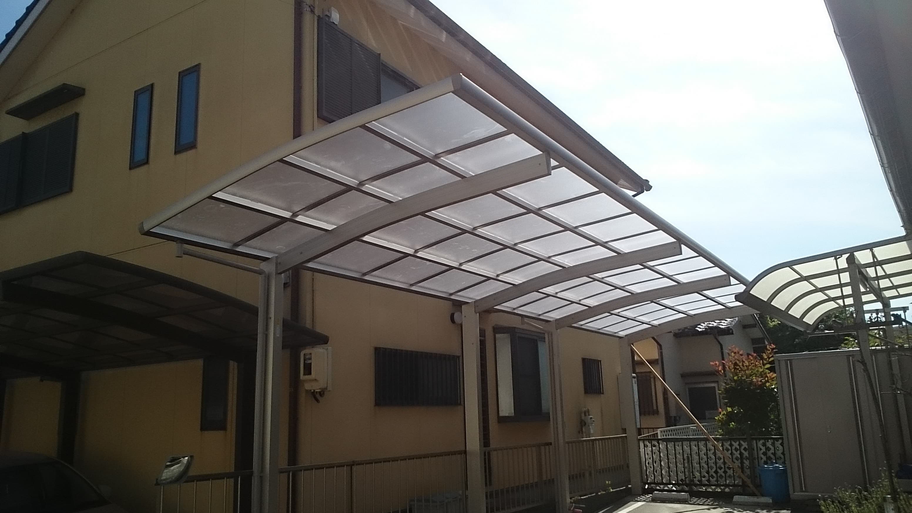 1台用カーポート新設工事 | 名古屋市昭和区のエクステリア工事ならイズ美