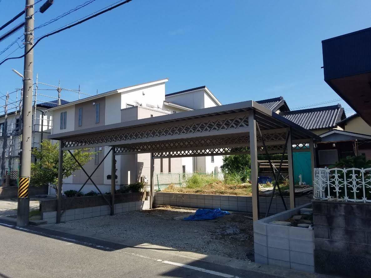 カーポート取替工事 | 名古屋市昭和区のエクステリア工事ならイズ美