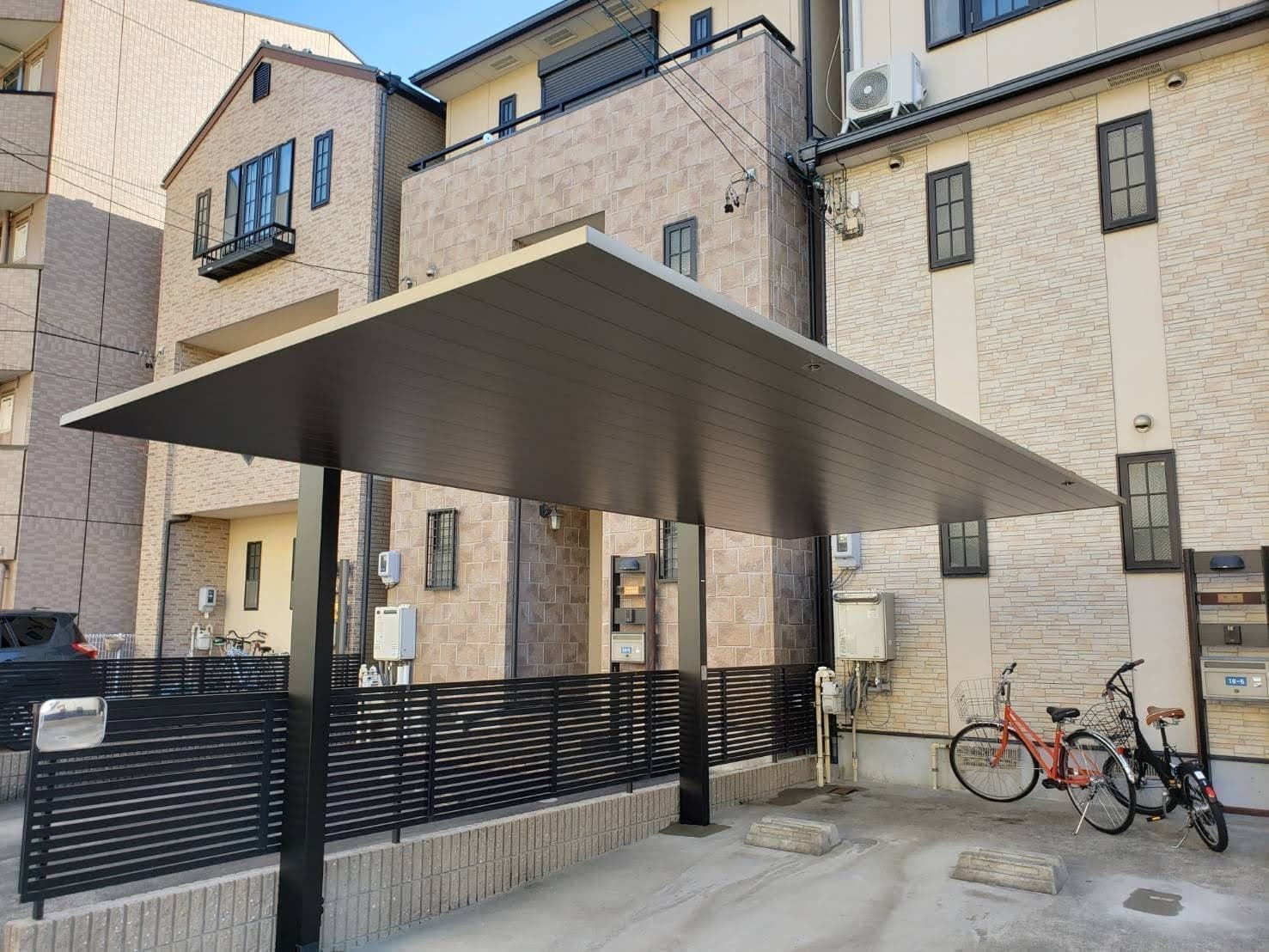 カーポート新設工事 | 名古屋市昭和区のエクステリア工事ならイズ美