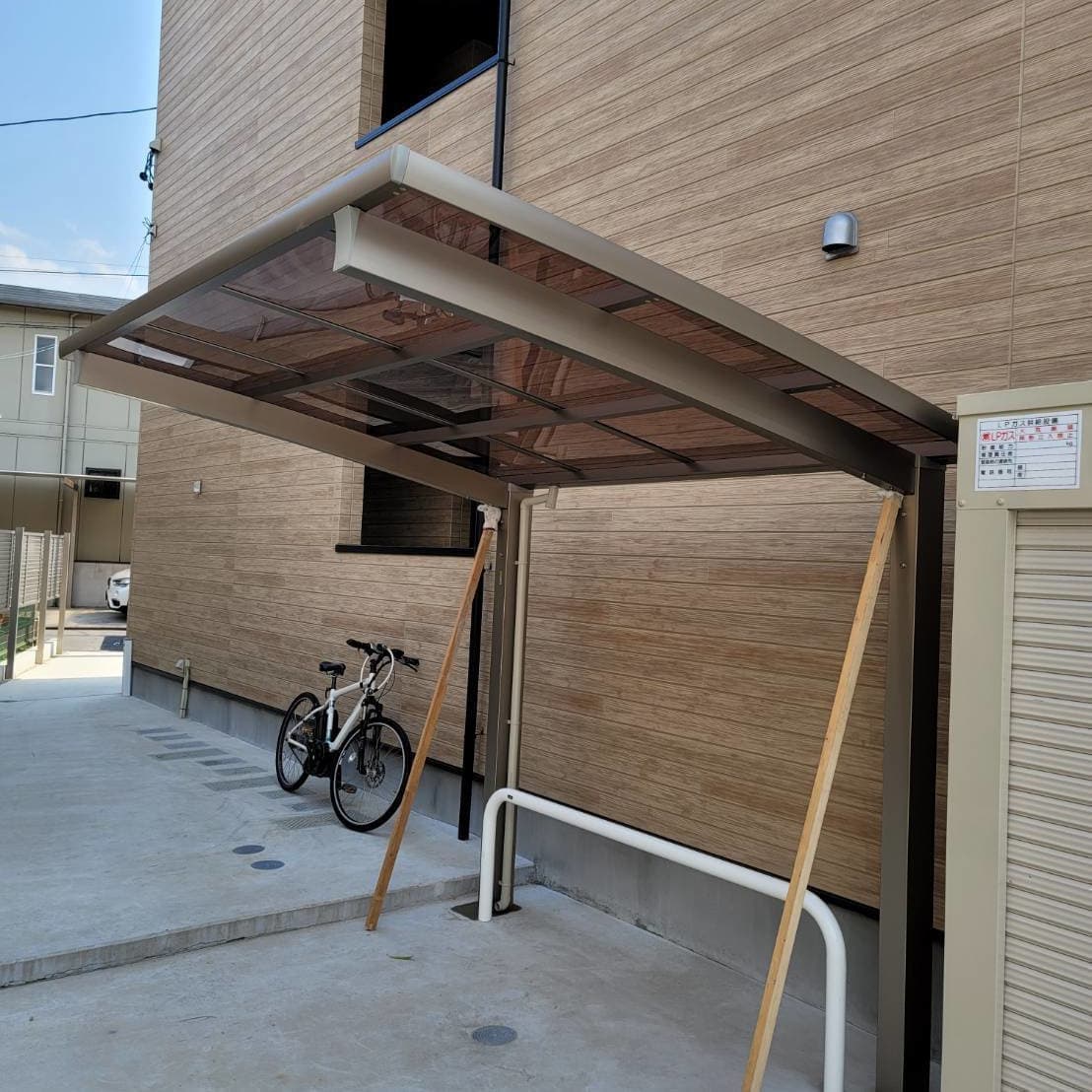 サイクルポート新設・取替え 名古屋市昭和区 | 名古屋市昭和区でエクステリア工事ならイズ美