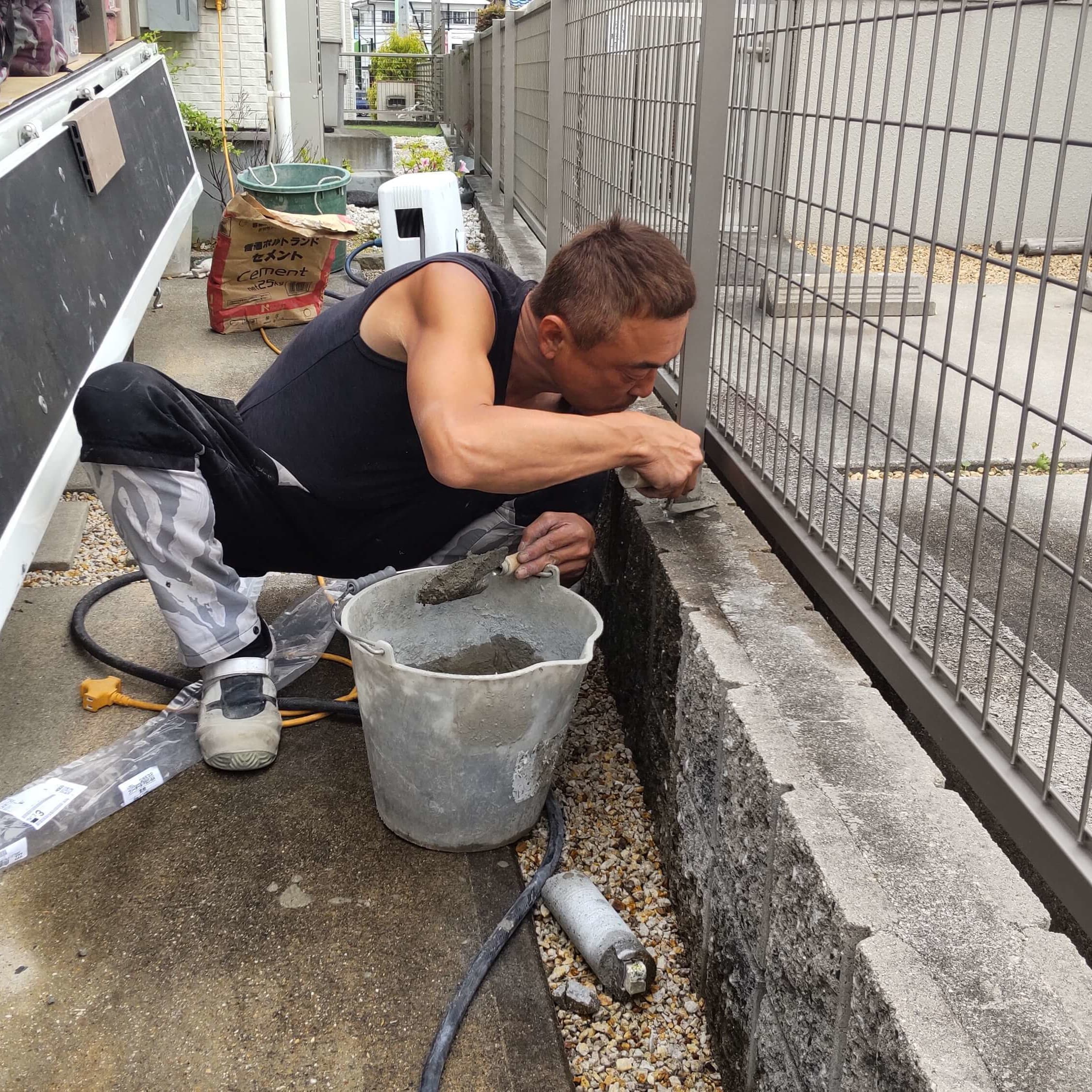 フェンス修理 名古屋市昭和区 | 名古屋市昭和区でエクステリア工事ならイズ美