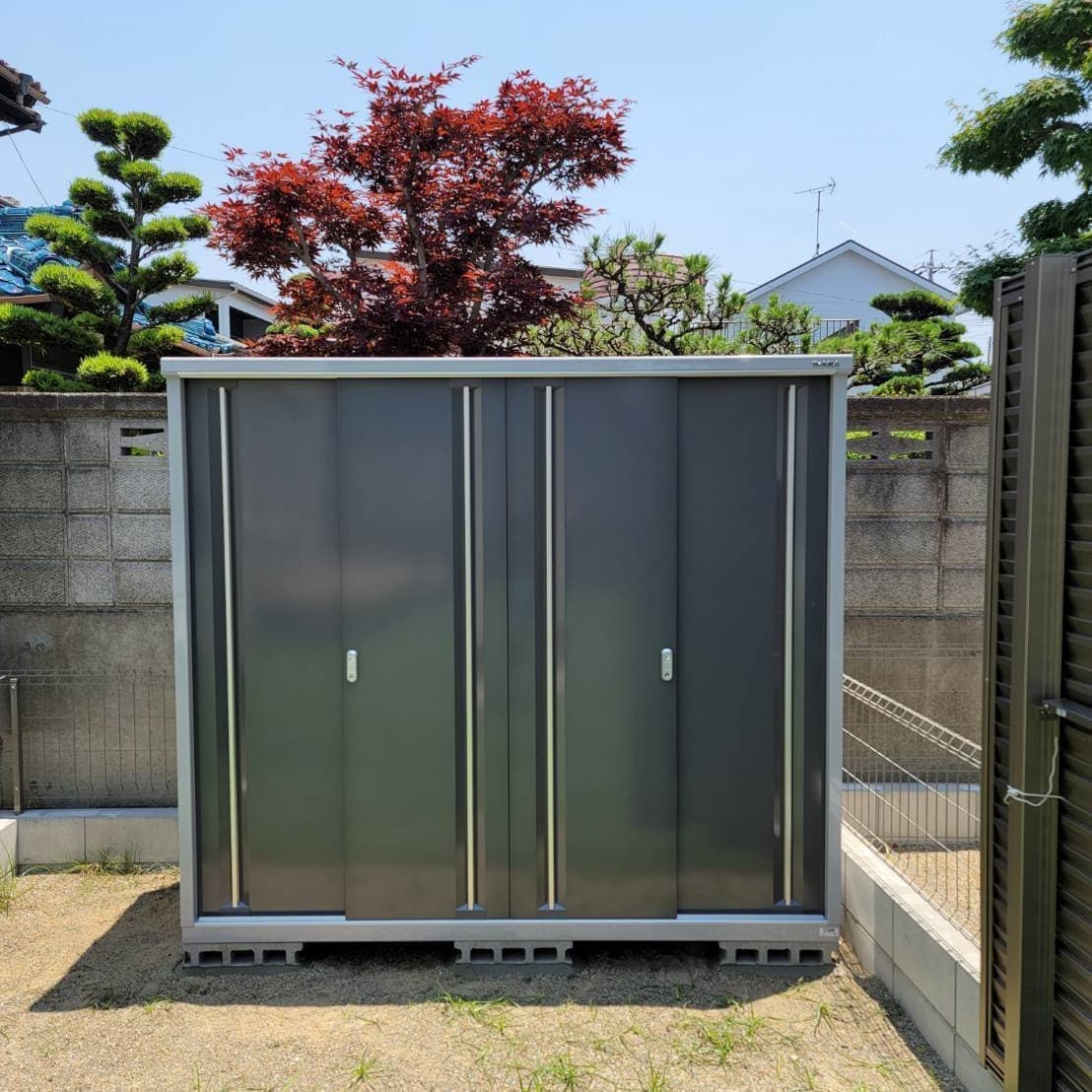 物置設置 名古屋市昭和区 | 名古屋市昭和区でエクステリア工事ならイズ美