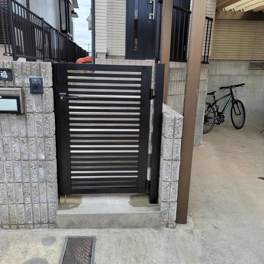 門扉新設・取替え 名古屋市昭和区 | 名古屋市昭和区でエクステリア工事ならイズ美