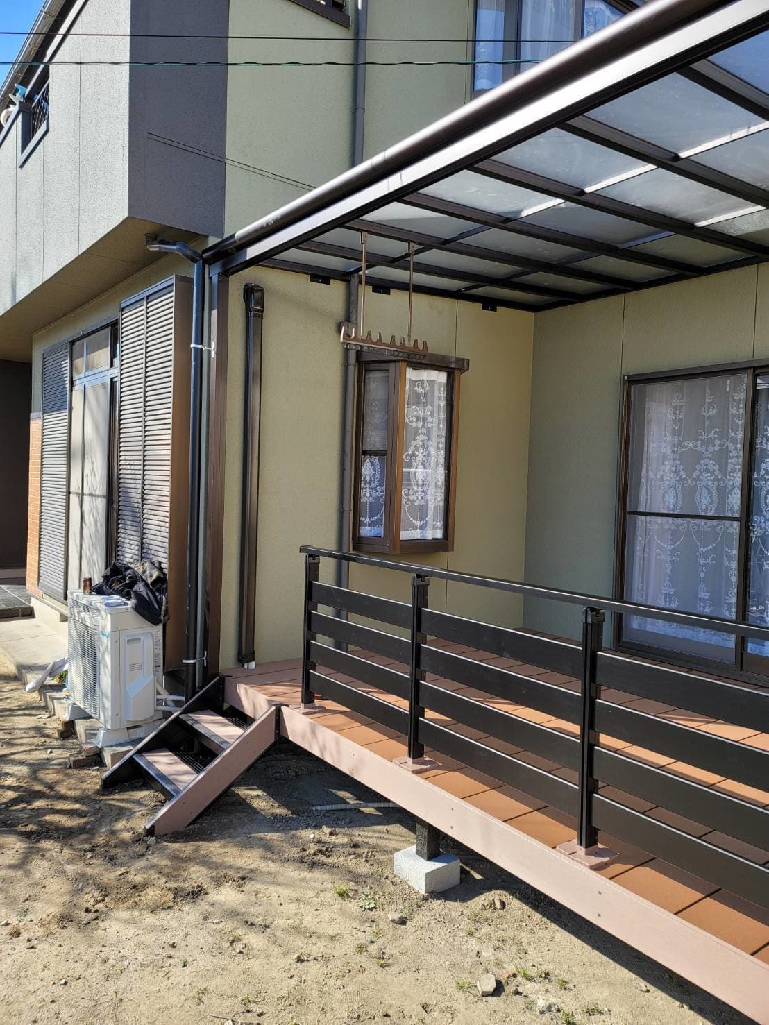 ウッドデッキ設置 | 名古屋市昭和区のエクステリア工事ならイズ美