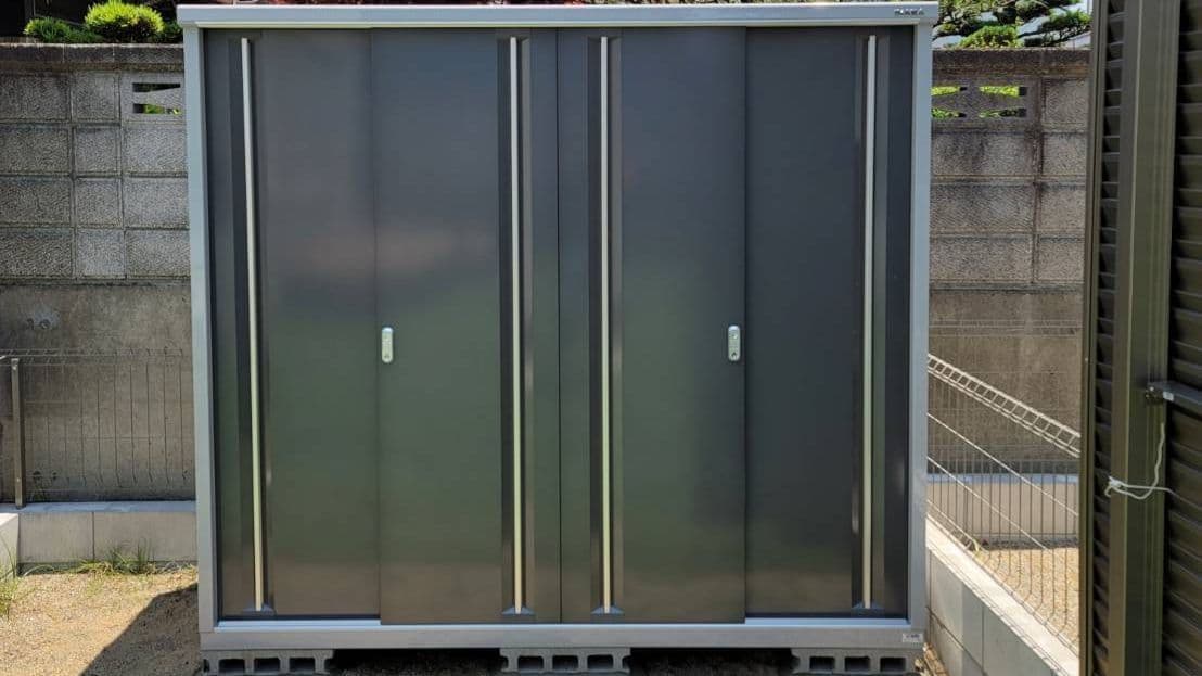 物置設置 名古屋市昭和区 | 名古屋市昭和区でエクステリア工事ならイズ美