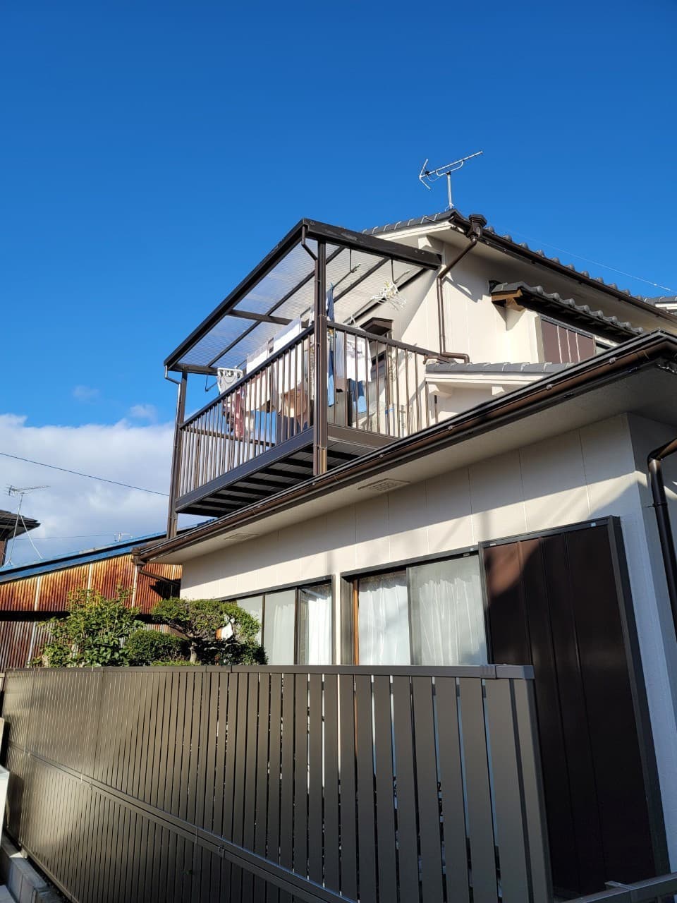 バルコニー設置 | 名古屋市昭和区のエクステリア工事ならイズ美