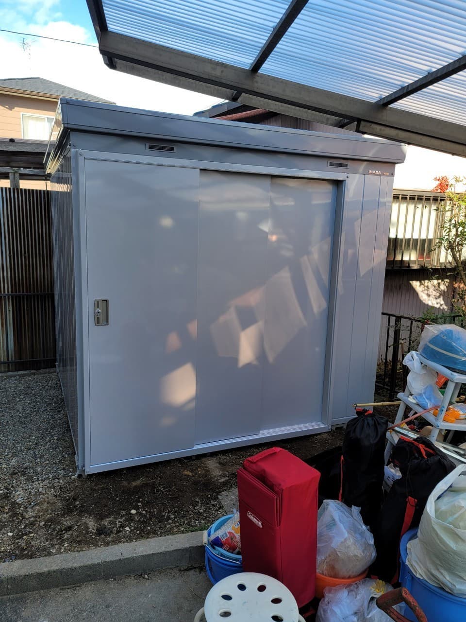 物置設置 | 名古屋市昭和区のエクステリア工事ならイズ美