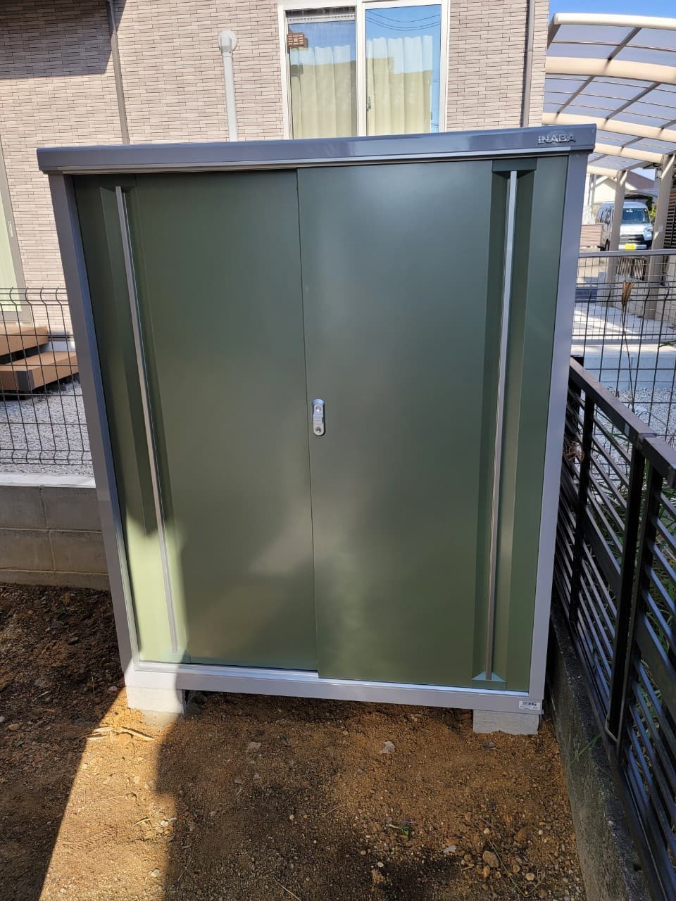 物置設置 | 名古屋市昭和区のエクステリア工事ならイズ美