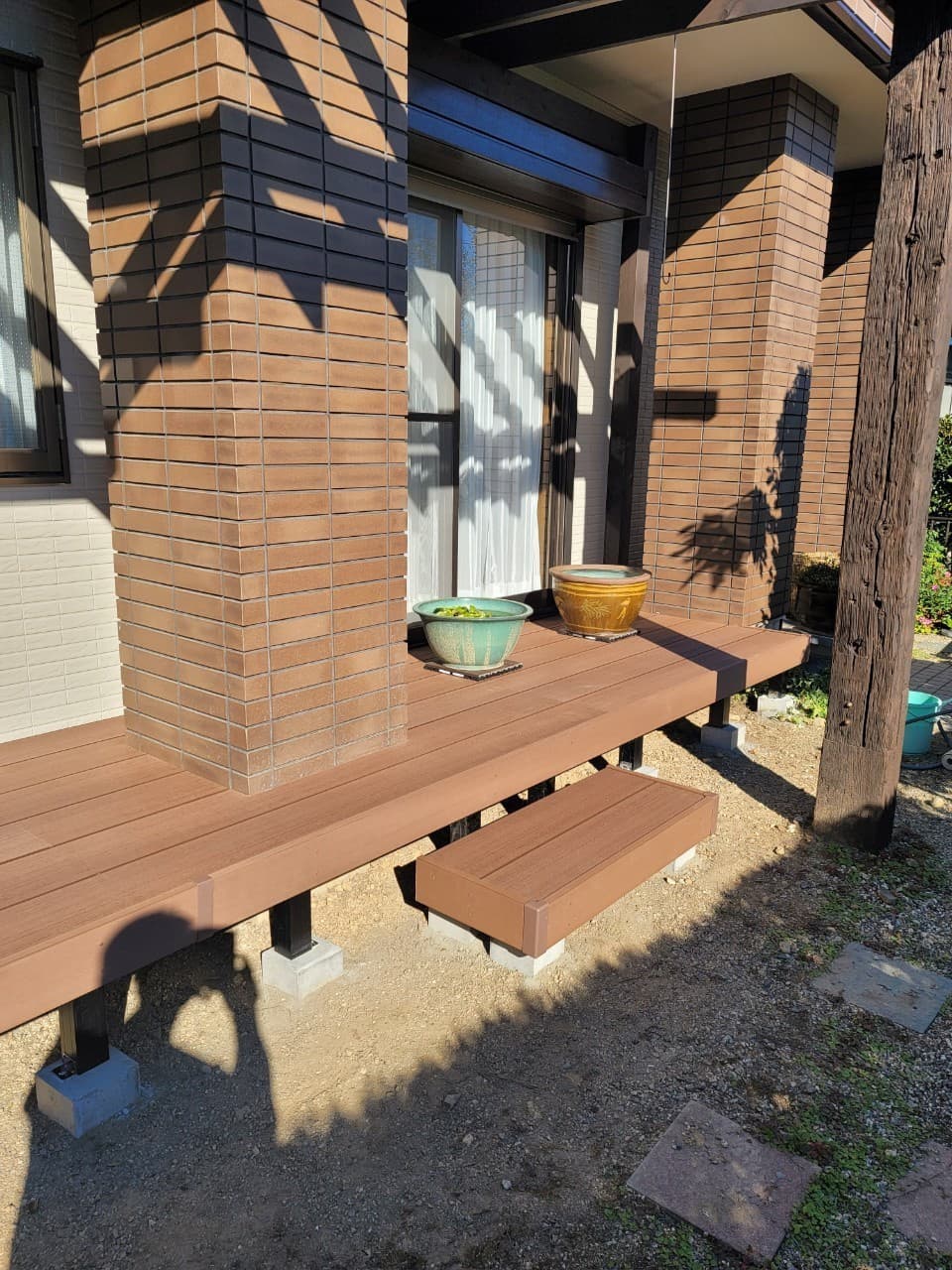 ウッドデッキ設置 | 名古屋市昭和区のエクステリア工事ならイズ美