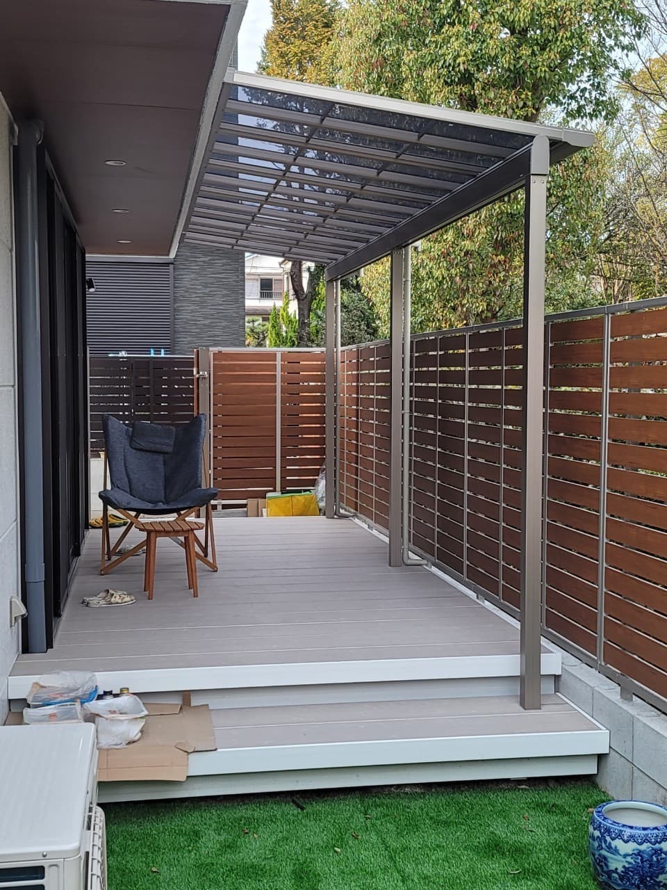 テラス工事 | 名古屋市昭和区のエクステリア工事ならイズ美